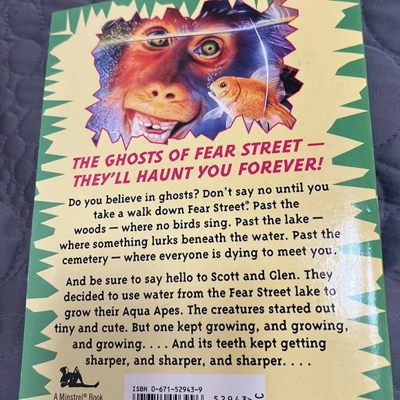 📚 4/$20 VINTAGE - R.L. STINE - ghosts of fear street books (2) - Picture 2 of 3